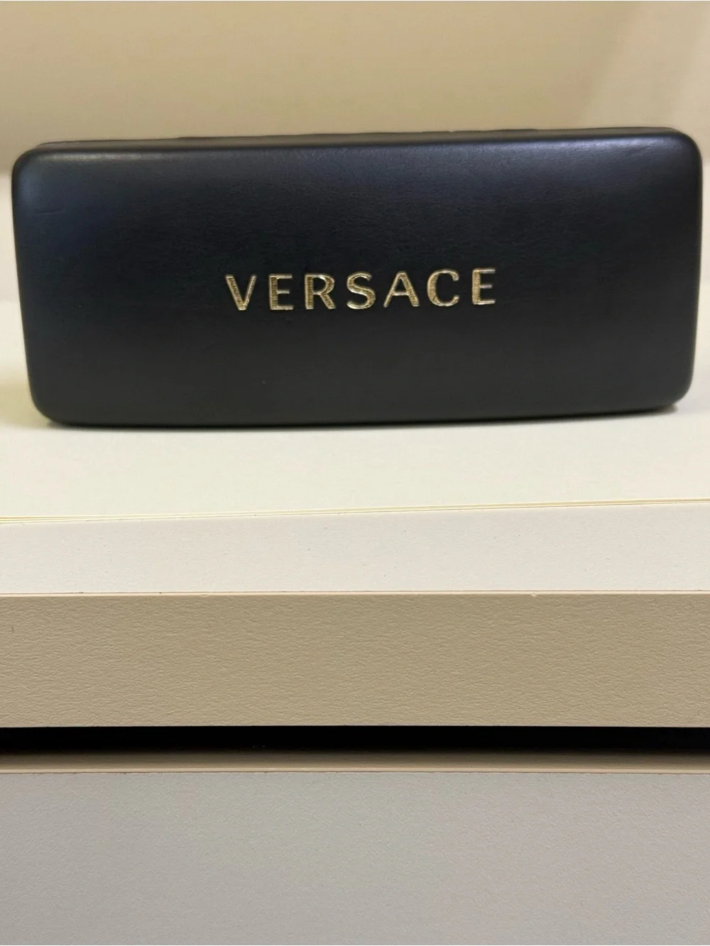 Versace MOD 3294 Black Cat Eye Prescription Eyeglasses Gold Medusa 53-18-140